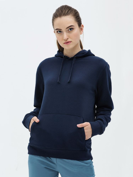 Толстовка унисекс Spencer, темно-синяя, XS–XL