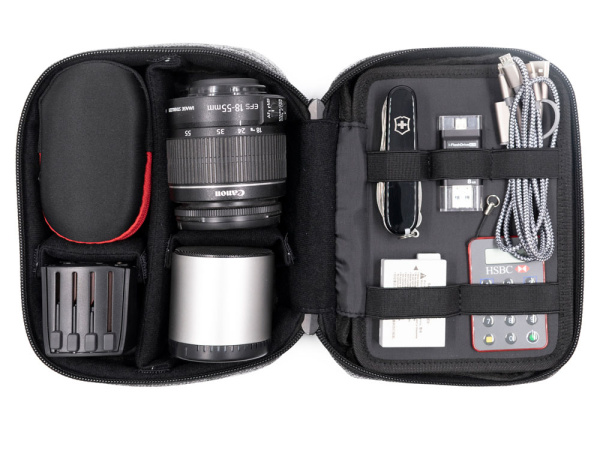 Органайзер Folio Pro для электроники и проводов, Цвет серый