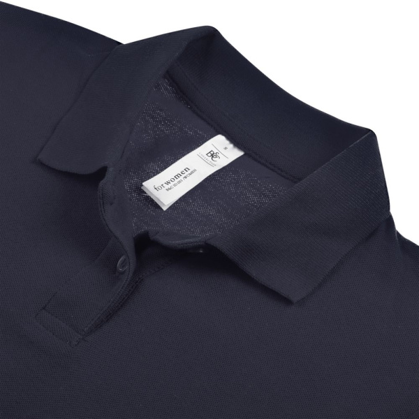 Рубашка поло женская ID.001 темно-синяя, XS–3XL