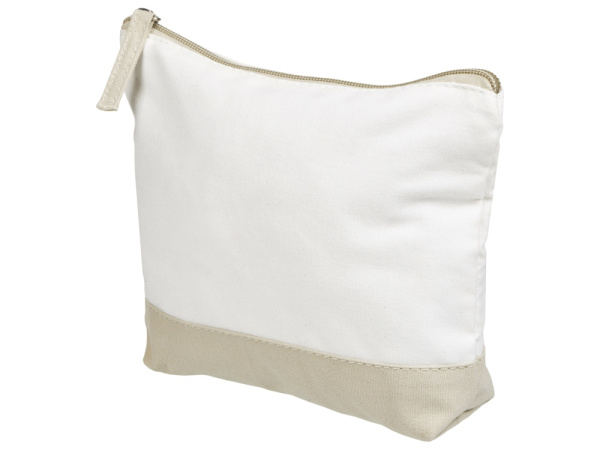 Косметичка хлопковая «Cotton», Цвет белый/бежевый
