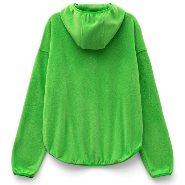 Анорак флисовый унисекс Fliska, зеленое яблоко, XS–XXL