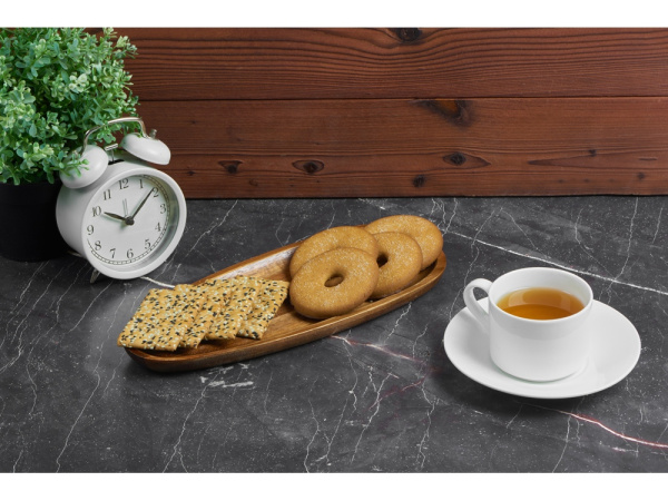 Блюдо сервировочное из акации «Norb», Цвет натуральный коричневый