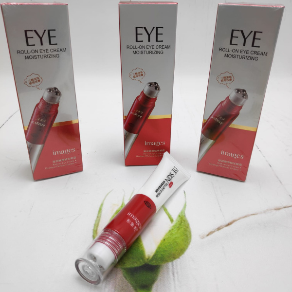 Крем для кожи вокруг глаз с тремя роликами увлажняющий и подтягивающий IMAGES Roll-on Eye Cream Mois