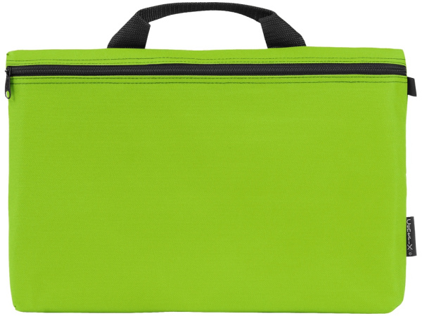 Сумка для конференций «Lando», Цвет зеленое яблоко/черный