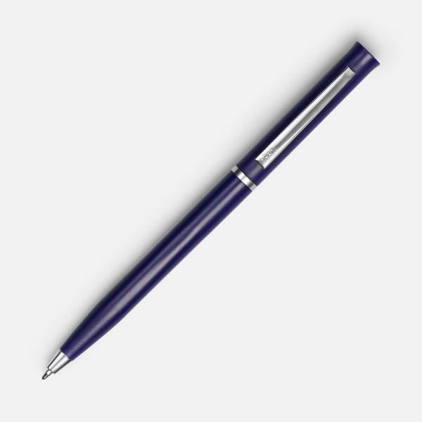 Ручка шариковая Euro Chrome, синяя, 13,3x0,8 см