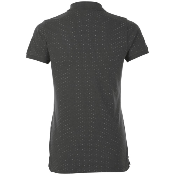 Рубашка поло женская Brandy Women, темно-серая с белым, XS–2XL