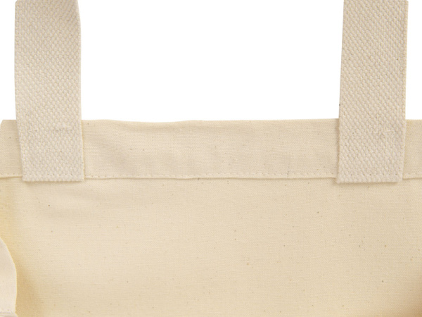 Сумка «Donny» с донной складкой и парусиновыми ручками, Цвет натуральный