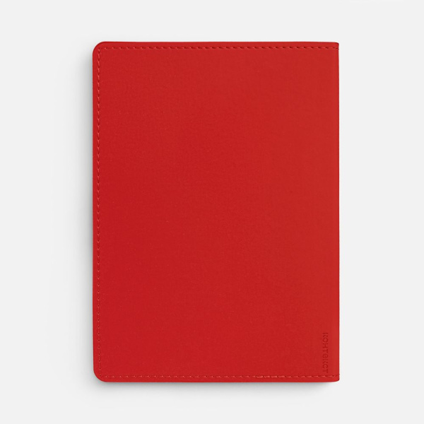 Ежедневник Tact, недатированный, красный, 15х21х1,7 см