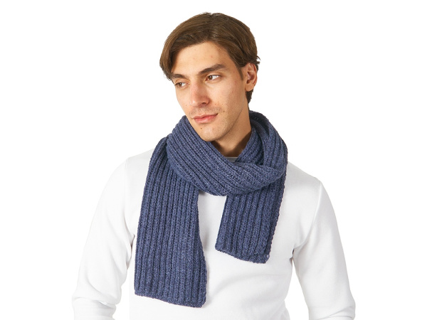 Шарф «Nordend», Цвет темно-синий меланж