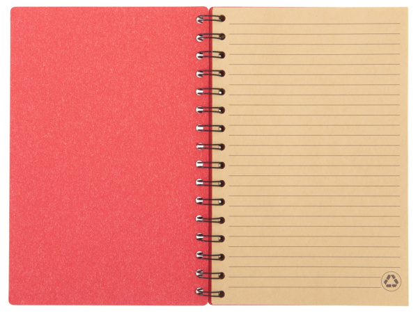 Блокнот А5 на спирали «Mania», Цвет красный
