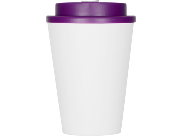 Пластиковый стакан с двойными стенками «Take away», Цвет белый/фиолетовый