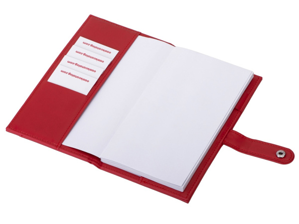 Блокнот-портфолио А6 «Wall Street», Цвет красный