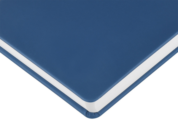 Ежедневник с каменной бумагой недатированный А5 «Carrara», Цвет темно-синий