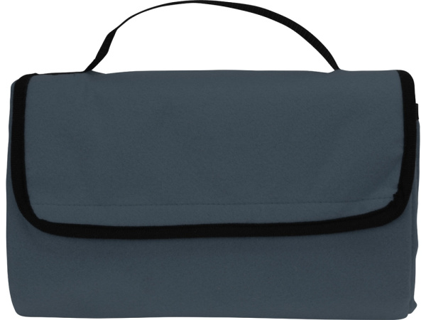 Плед для пикника «Regale», Цвет серый/черный