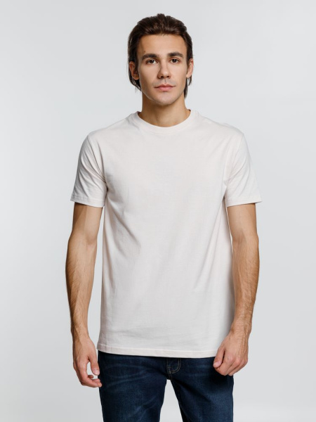 Футболка унисекс T-Bolka 160, молочно-белая, XS–5XL