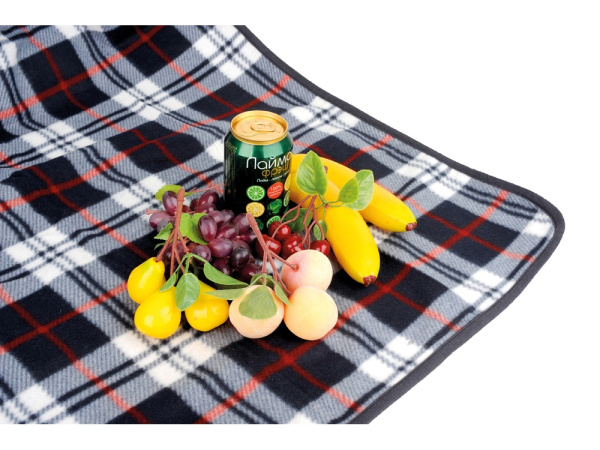 Плед «Шотландия», Цвет синий/белый