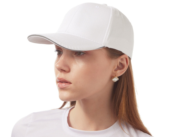 Бейсболка «Las Vegas», Цвет белый