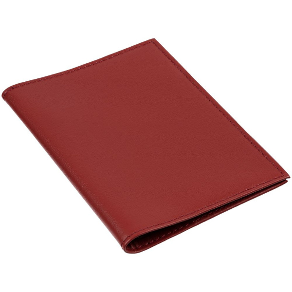 Обложка для паспорта Top, красная, 13,8х9,5 см
