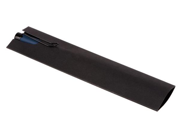 Металлическая шариковая ручка «Black Lama» soft-touch, Цвет темно-синий, черный