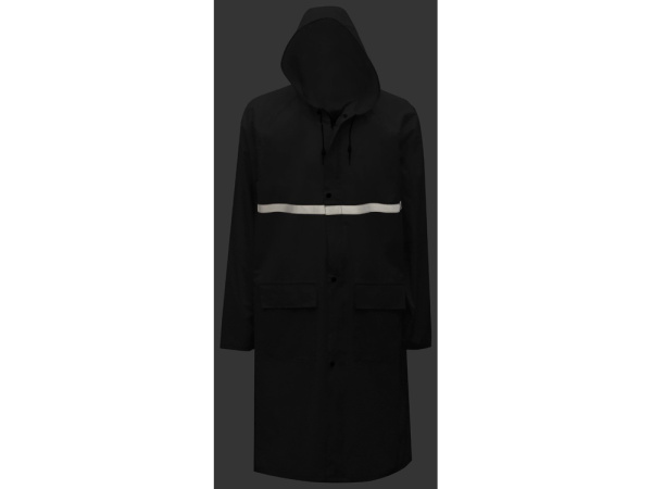 Дождевик со светоотражающей тесьмой «Lanai», Размер M-L, Цвет черный