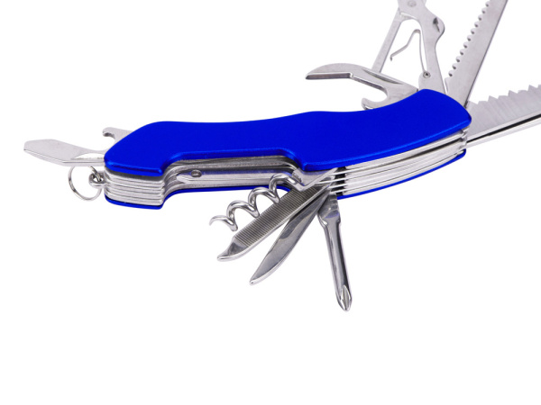 Мультитул-складной нож «Demi» 11-в-1, Цвет синий