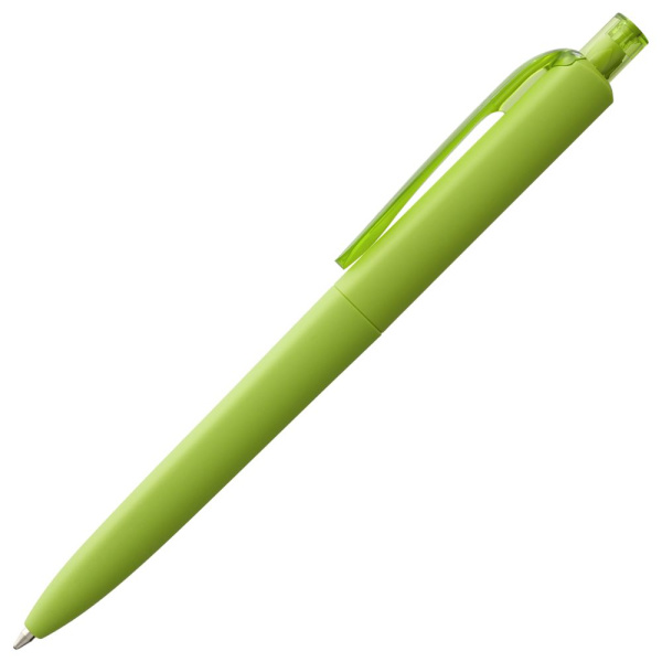 Ручка шариковая Prodir DS8 PRR-T Soft Touch, зеленая, 14х1,1 см