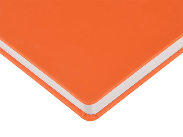 Ежедневник с каменной бумагой недатированный А5 «Carrara», Цвет оранжевый