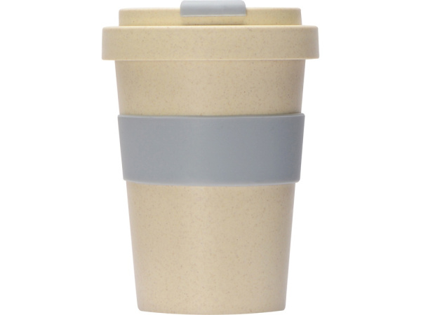 Стакан из пшеничного волокна «Flava», Цвет бежевый/серый