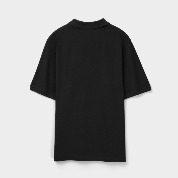 Рубашка поло унисекс Upswing, черная, S–3XL