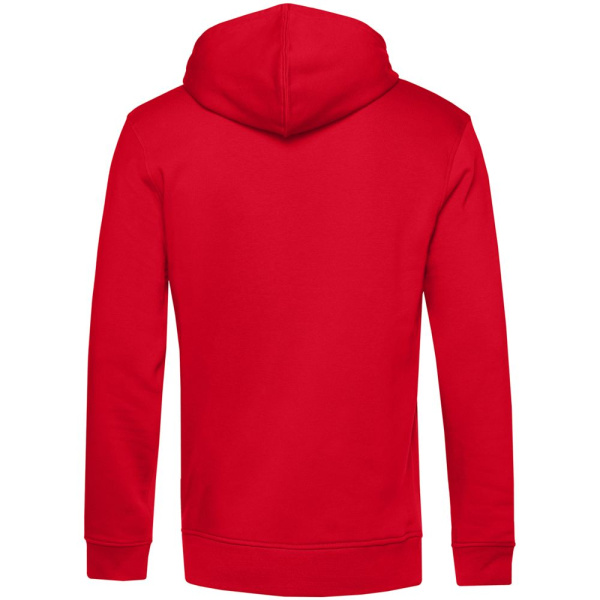 Толстовка на молнии с капюшоном унисекс BNC Inspire (Organic), красная, XS–3XL