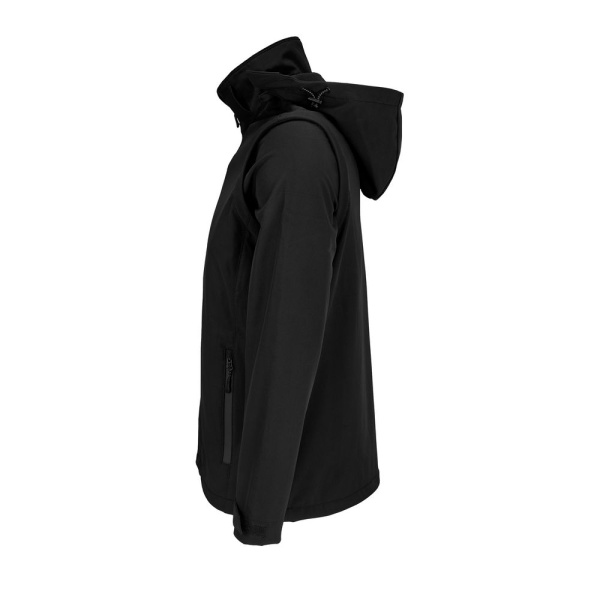 Куртка-трансформер унисекс Falcon, черная, XS–5XL