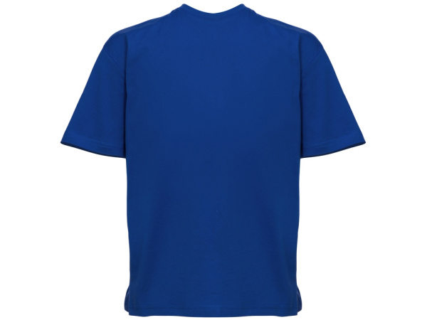 Детская футболка оверсайз «Liyon», Размер 8, Цвет синий классический