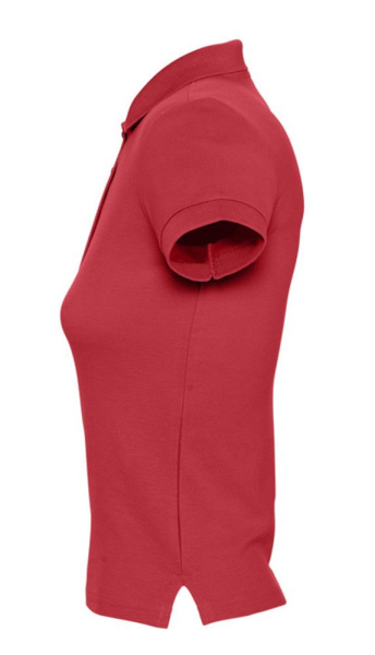 Рубашка поло женская People 210, красная, S–XXL