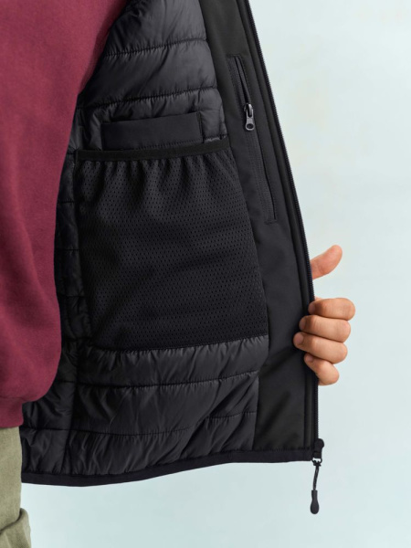 Жилет софтшелл унисекс Falcon BW, красный, XS–4XL