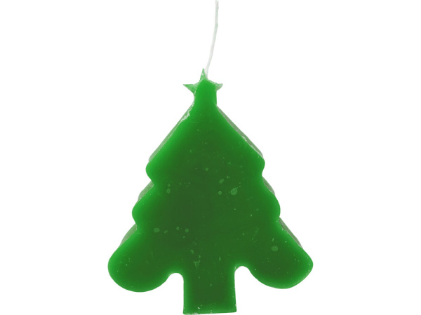 Свеча «Елочка», Цвет зеленый