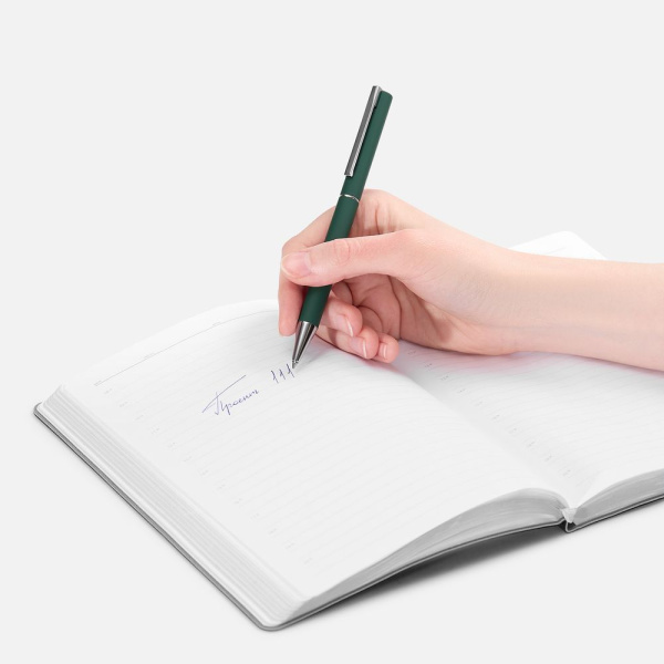 Ручка шариковая Blade Soft Touch, зеленая, 14х0,9 см