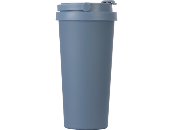 Вакуумная термокружка «Grant», soft-touch, тубус, Цвет серый антрацит