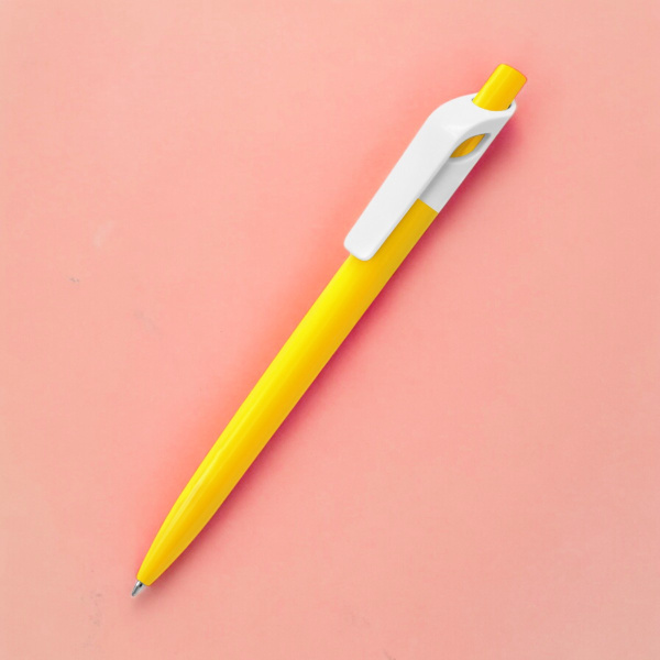 Ручка пластиковая Bremen / Классический дизайн с контрастным клипом