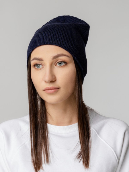 Шапка Dalia, темно-синяя, 21,5х25 см