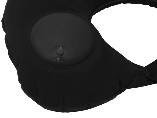 Подушка для путешествия с помпой «Push», Цвет черный