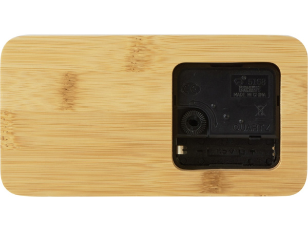 Часы из бамбука «Squarium», Цвет натуральный