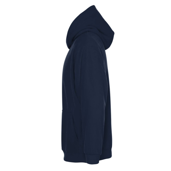 Худи флисовое унисекс Manakin, темно-синее, XS-XXL