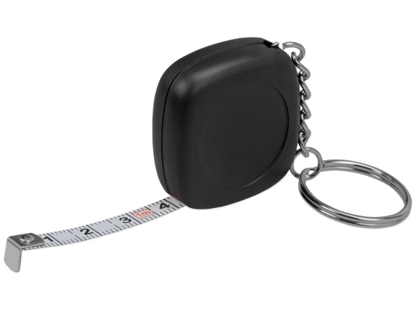 Брелок-рулетка «Block», 1м, Цвет черный