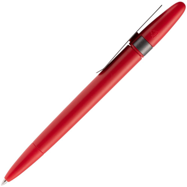 Ручка шариковая Prodir DS5 TSM Metal Clip, красная с серым, 14,5х1,1 см
