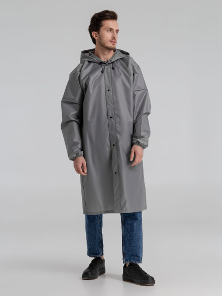 Дождевик со светоотражающими элементами Rainman Blink, серый, XS–XXL