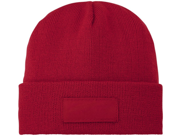 Шапка «Boreas» с нашивкой, Цвет красный