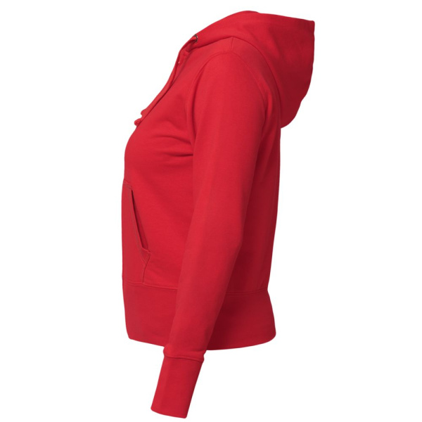 Толстовка женская Hooded Full Zip красная, XS–2XL