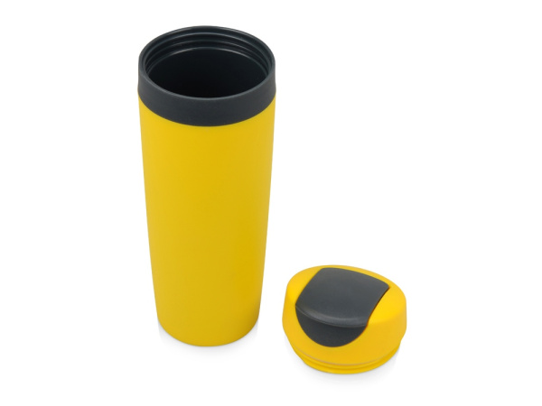 Термокружка «Лайт», Цвет желтый/темно-серый