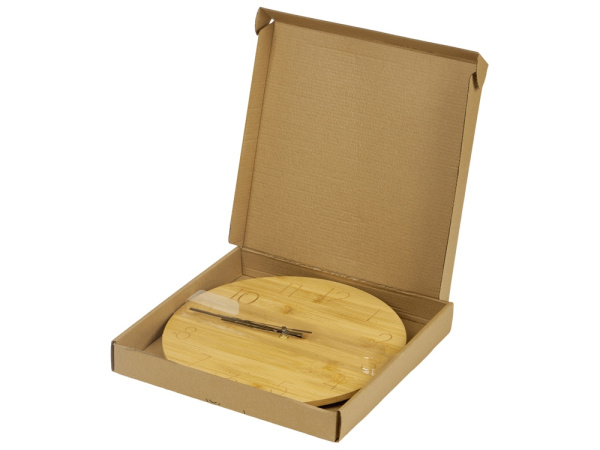 Настенные часы из бамбука «Celeste», Цвет натуральный