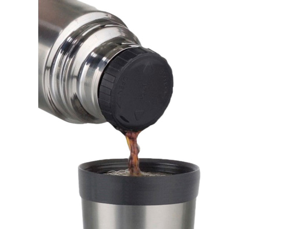 Термос «2550», 1000 мл, Цвет серебристый